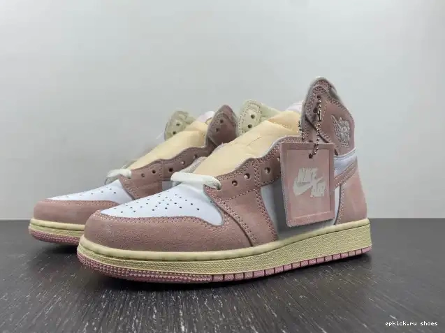 Retro (Women's) Air FD2596-600 High OG Washed Jordan 1 Pink 0501